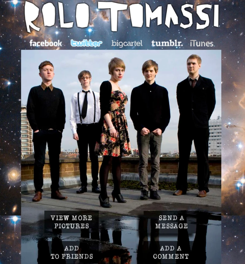 Rolo Tomassi Myspace reskin image