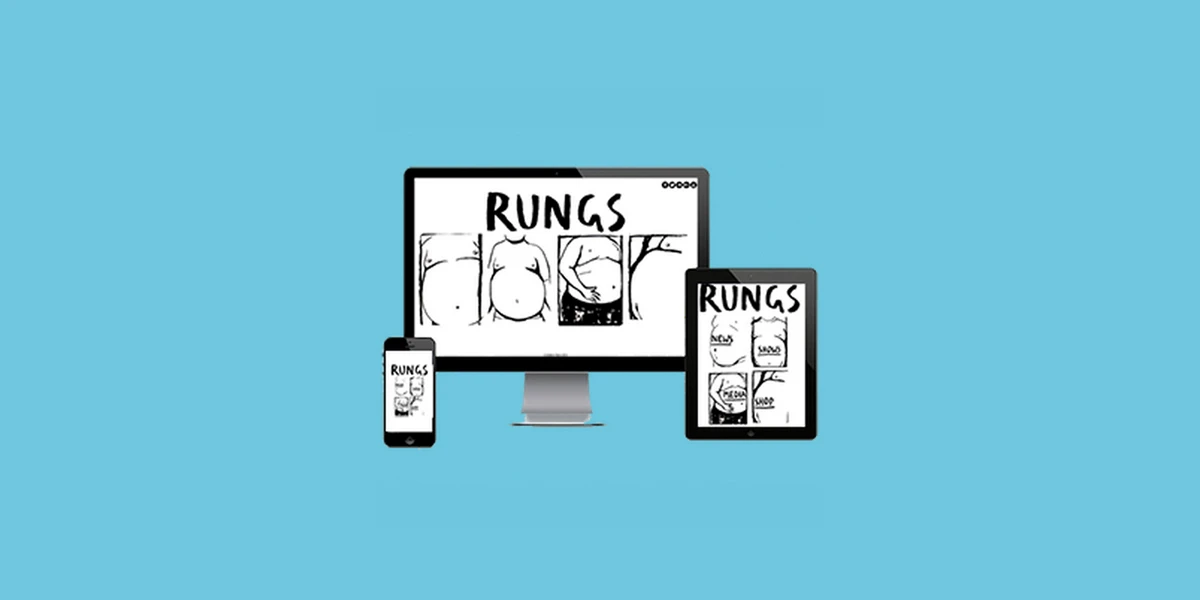 Rungs responsive website image